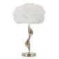 LAMPA STOŁOWA SLIM BIAŁA 40X63 cm